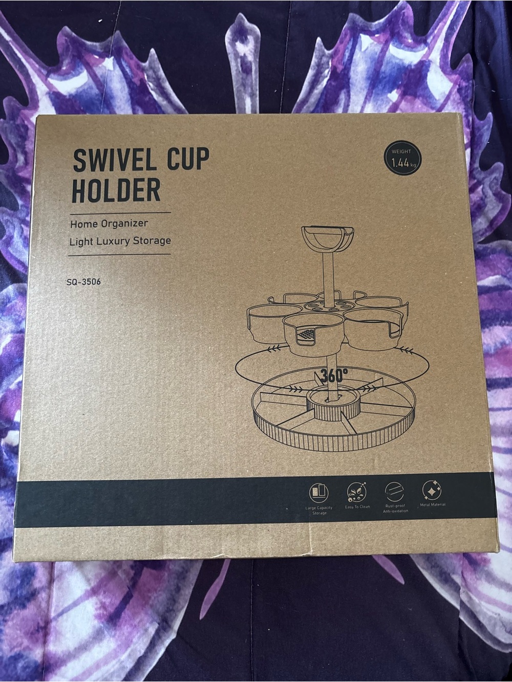 Swivel Cup Holder Light Luxury Storage